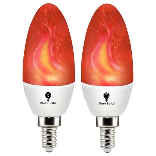 Flame Bulb LED Red Fire Bulbs