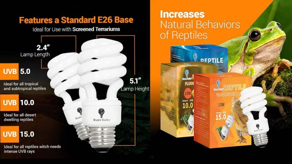 UVB reptile light 10.0 - The Essential Guide to 13-Watt UVB reptile light 10.0 Bulbs: UVA UVB Lighting for Desert Reptiles - Bluex Bulbs The Essential Guide to 13-Watt UVB reptile light 10.0 Bulbs UVA UVB Lighting for Desert Reptiles