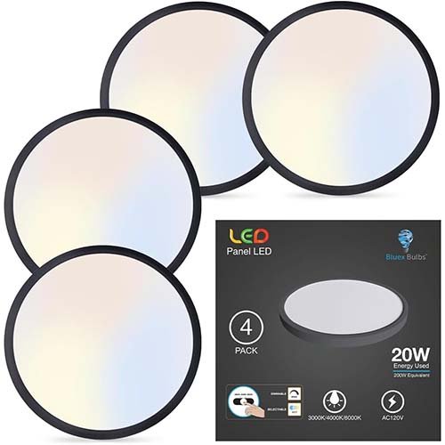 BlueX Bulbs 9 Inch Flush Mount LED Ceiling Lights – 20W