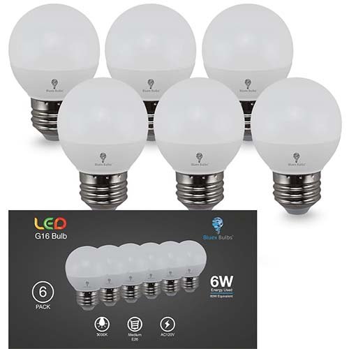 BlueX Bulbs G16 LED Light Bulbs – 6W