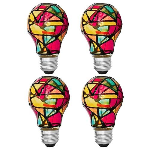 Stained Glass Light Bulbs