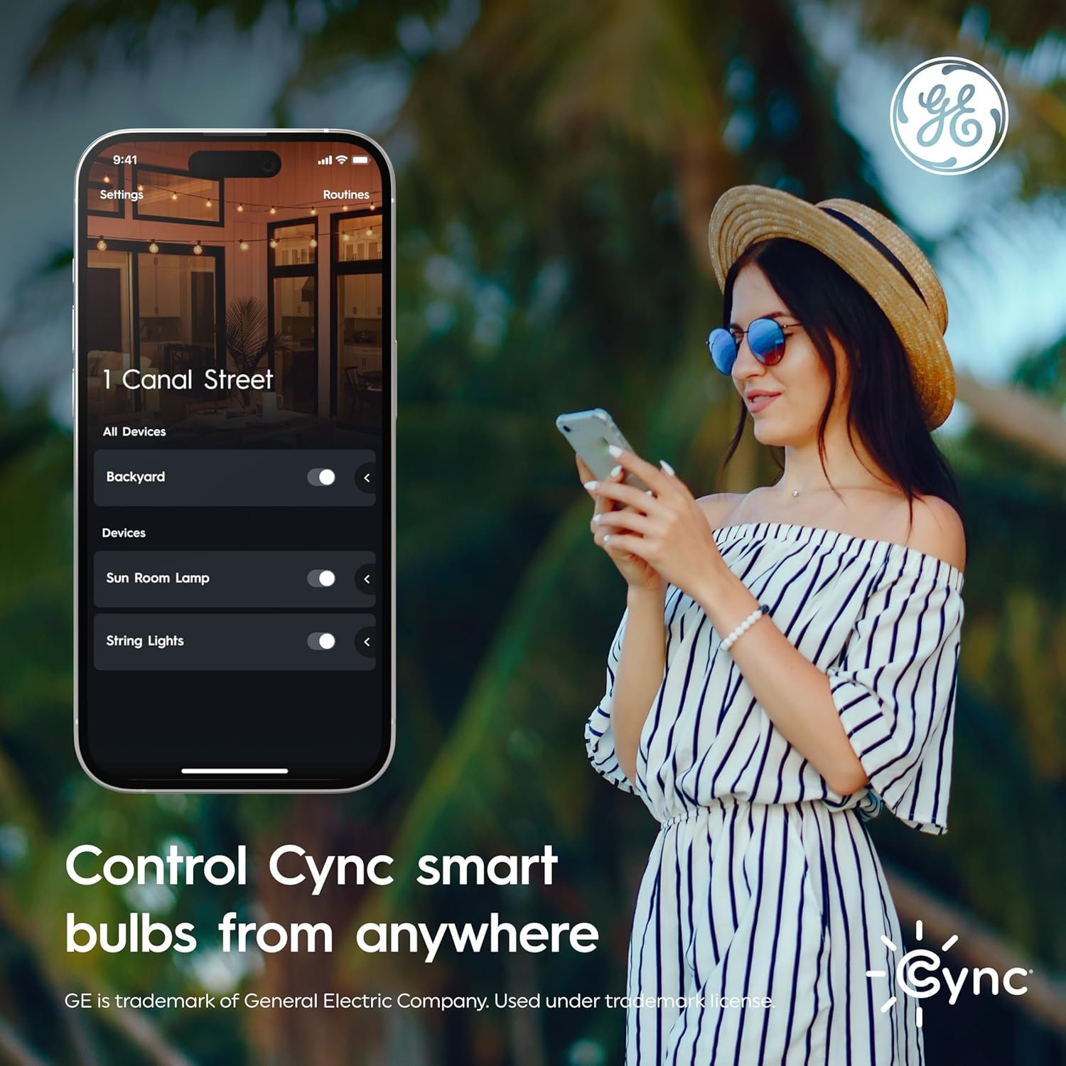 Cync GE A19 LED Smart Light Bulbs, Room Decor Aesthetic Bluetooth and WiFi Color Changing Lights, LED Indoor Light Bulb, Compatible with Alexa and Google (2 Pack) - Image 7