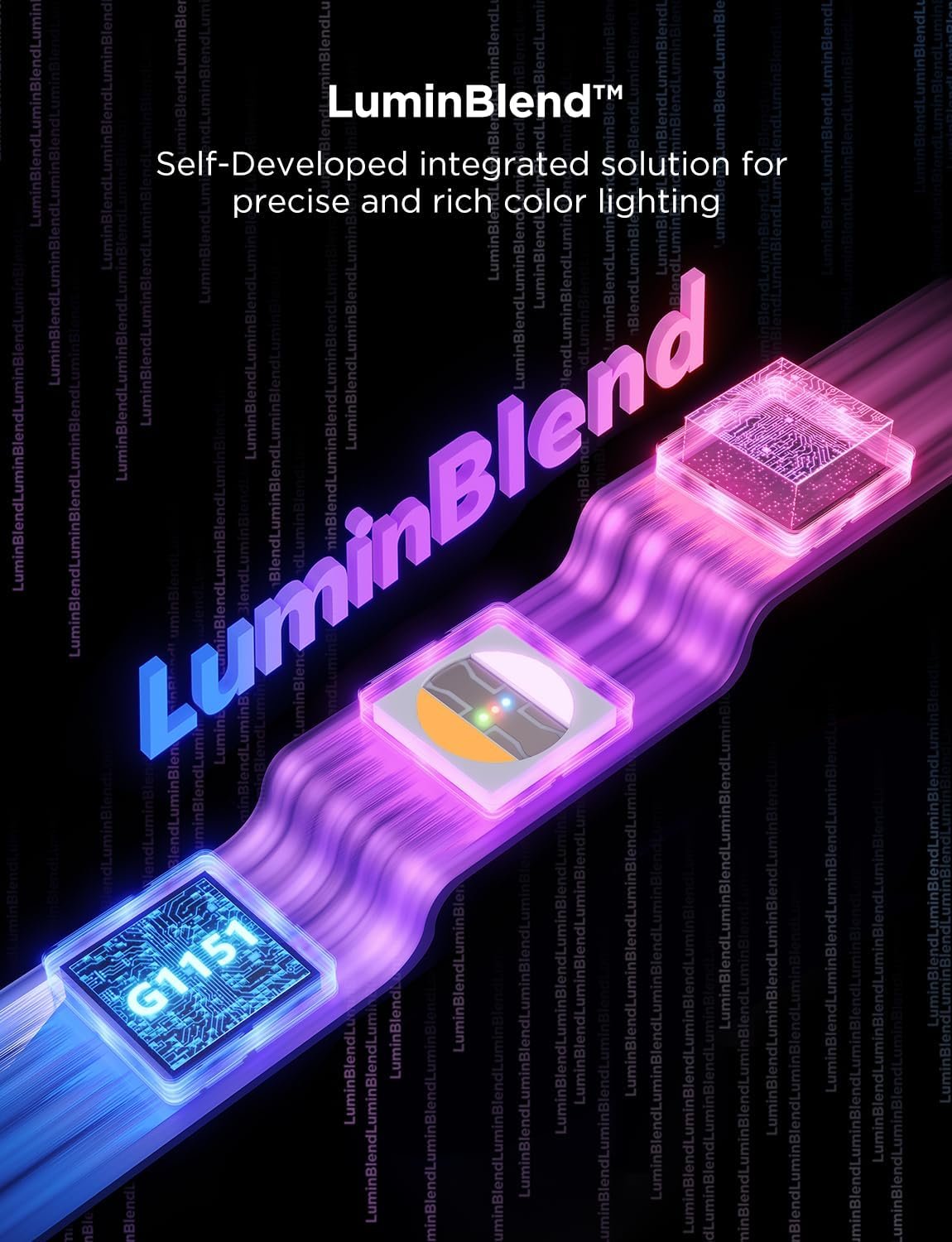 Govee RGBWWIC Strip Light 2 Pro with Matter, 6.56ft Smart LED Strip Lights Compatible with Alexa and Google Assistant, Color Changing LED Lights for Bedroom, Cabinet, Party, Gaming Desk, Home Decor 4 Govee RGBWWIC Strip Light 2 Pro with Matter, 6.56ft Smart LED Strip Lights Compatible with Alexa and Google Assistant, Color Changing LED Lights for Bedroom, Cabinet, Party, Gaming Desk, Home Decor - Image 4