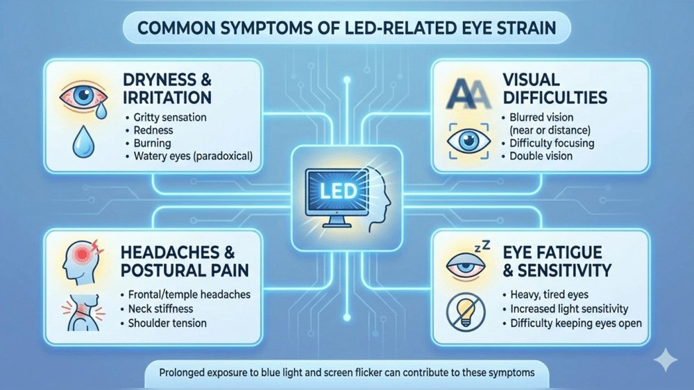 Why Some Leds Cause Eye Strain