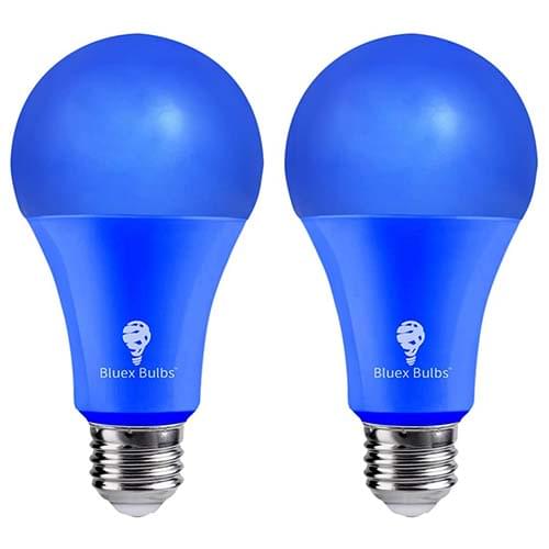 BlueX Bulbs A21 Blue LED Light Bulbs – 15W